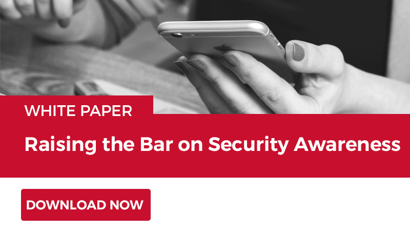 Download "Raising the bar on Cyber Security Awareness" white paper.
